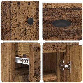 Magasfiú fiókkal Öreg fa 70 x 35,5 x 67,5 cm Faanyag