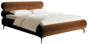 Franciaágy 180 cm Rirri 180 (ágyráccsal) (tárolóhellyel) (réz + piros). 1099880