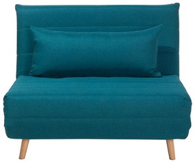 Kék kárpitozott kanapéágy SETTEN Beliani