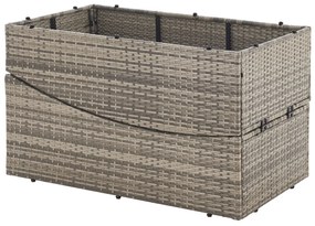 Juskys Kerti rattan nyugágy Lamia - szürke