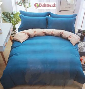 Szép kék fotó ágynemű 140x200 cm 7 szett csomag Ágynemű mérete: 140x200 cm, A csomag tartalma: 7 Készletcsomagolás