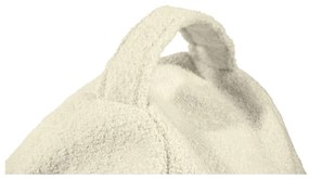 Krémszínű buklé gyerek babzsákfotel Game Amuse – SLOWDOWN