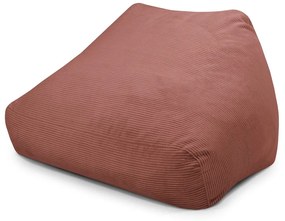 Téglavörös kordbársony babzsákfotel Sofa Snug – SLOWDOWN