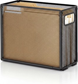 Asztali rendszerező keskeny függőleges fém kosár