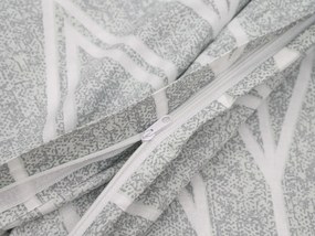 Renforcé pamut szatén krepp ágyneműhuzat SZÜRKE CSÍKOK sötétszürke Ágyneműhuzat mérete: 70 x 90 cm | 140 x 200 cm