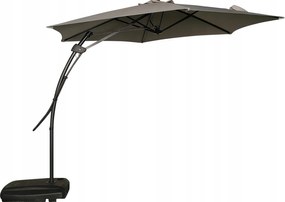 Houseland Zylo kerti napernyő, 300 cm, világosszürke