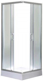 Spirit Matt 80x80 cm szögletes zuhanykabin, zuhanytálcával