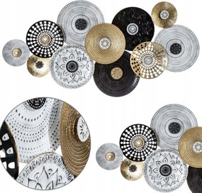 Modern Fali Dekoráció fém kerekek nagy fali nappali dekoráció