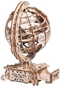Földgömb &#8211; 3D fa utazós puzzle