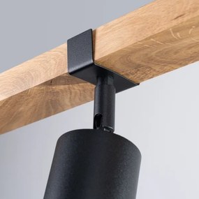 Sollux SL.1345 - Spotlámpa FAGER 3xGU10/10W/230V fekete