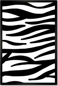 Poszterek keretben 40x60 Zebra csíkos