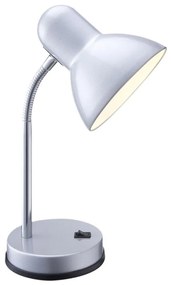 Globo 2487- Asztali lámpa BASIC 1xE27/40W/230V ezüst