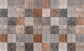 Fotótapéta Flizelin Fal a Hálószobába Ornamentális csempe 416x254 Ragasztó