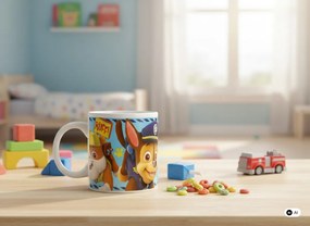 Mancs Őrjárat Boy Icons porcelán bögre 235 ml (8 oz) Díszdobozban
