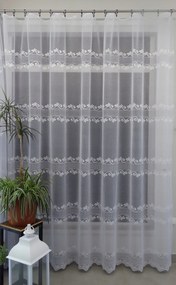 Mg Függöny 34951 Fehér Ezüst 300x250 kész Bt