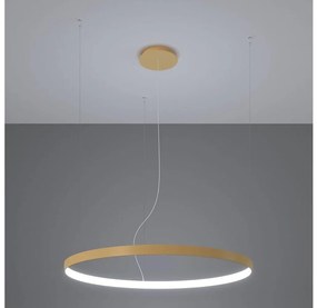 Thoro TH.217 - LED Csillár zsinóron RIO LED/30W/230V CRI95 4000K átm. 55 cm arany