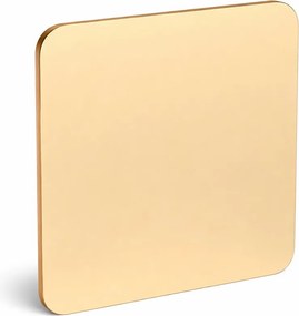 Akril tükör arany 3 mm, lekerekített négyzet, 30x30cm dekoráció,dísz