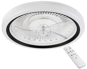 Lamkur LED Mennyezeti lámpa ventilátorral GEMMA LED/37W/230V fehér + távirányító LA49908