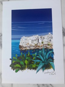 Grafika Keret Olaszország Italia Puglia 2