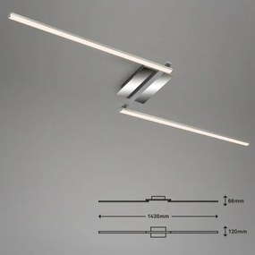 Briloner 3500-018 - LED Felületre szerelhető csillár STAFF 2xLED/6W/230V