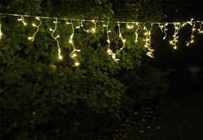 NEXOS Karácsonyi fényfüggöny 7,8 m 400 LED meleg fehér