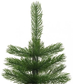 vékony polietilén műkarácsonyfa állvánnyal 240 cm