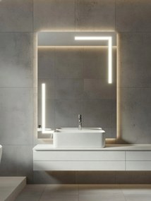 Via Lactea Led tükör|Érintőkapcsoló|120x90cm|Semleges 4000k|Made in Pl