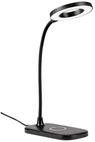 Rabalux 74013 - HARDIN LED érintős asztali lámpa, 5W, 5V, fekete