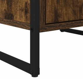 Széf fiókkal Füstös tölgy 81 x 36 x 150.5 cm Faanyag