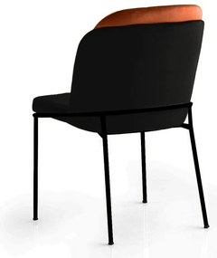 Dore Bronze and Black étkezőszékek, 4 db