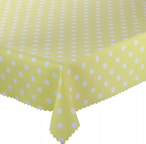 Abrosz Foltálló Pöttyös Sárga 130x180 cm