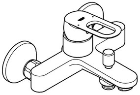 GROHE 23603000 - BAULOOP kádcsaptelep DN 15 fényes króm