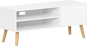 TV-állvány 120 × 40 × 49 cm, MDF, fehér AKF-E1146 WT