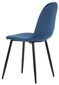 Kék Bársony Étkezőszék. CT-971 BLUE4