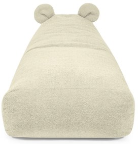 Krémszínű buklé gyerek babzsákfotel Snug 130 Bear – SLOWDOWN