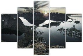 Kép - Norvég hegyek (150x105 cm)