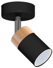 Spotlámpa JOKER BLACK WOOD 1xGU10/8W/230V