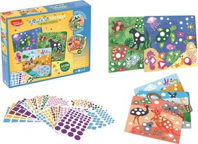 Matrica készlet, geometriai, MAPED CREATIV Geometric Stickers, a világ állatai (IMAC906915)