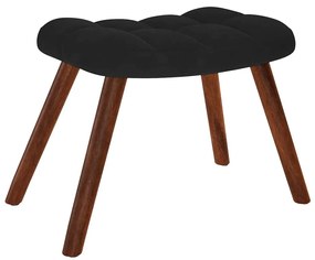 fekete bársony hintaszék ülőkével