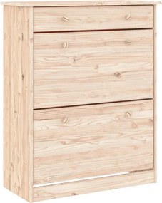 vidaXL ALTA tömör fenyőfa cipőszekrény 77 x 35 x 96 cm