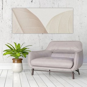 Kép - Texturált levelek (120x50 cm)