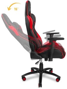 Yenkee - Gaming szék fekete/piros