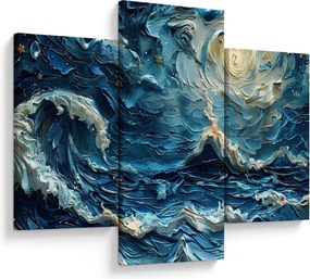 Kép - Az ég és a tenger festése (90x60 cm)