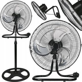 Ventillátor Álló Padló Ventilátor Fali Csendes Erős Ipari 3 Az 1-BEN