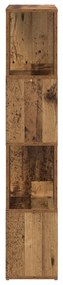 Tárolóegység Régi fa MDF 60 x 24 x 124 cm Tárolóegység
