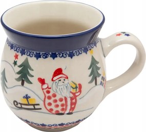 Cseh bögre Hordó 470 ml Kerámia Bolesławiec