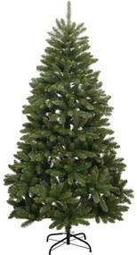 Mű karácsonyfa 300 LED-del állvánnyal Zöld 240 cm PVC és fém