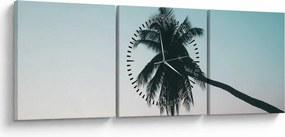 Kép - Pálmafa Balin (órával) (90x30 cm)