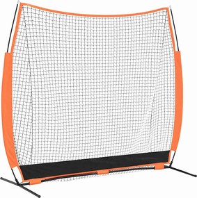 vidaXL Golf Edzősegéd Fekete 250 x 106,5 x 210 cm Poliészter