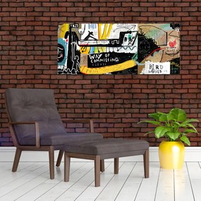 Festmény - Graffiti (120x50 cm)